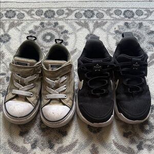 Converse Kids Sneakers - Olive and Black Nike